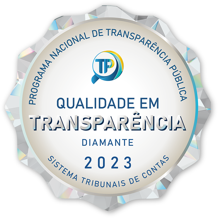 Selo prêmio diamante de transparência 2023